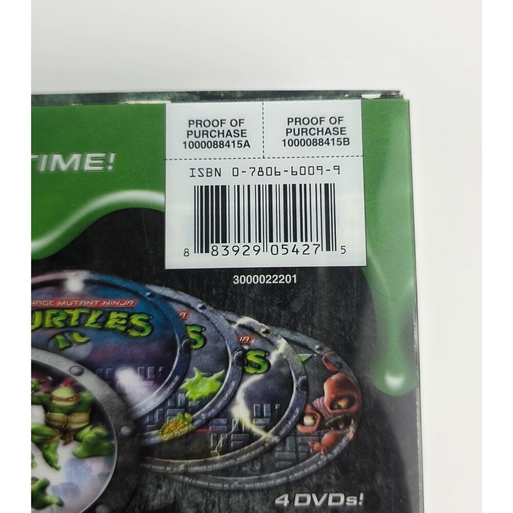 Teenage Mutant Ninja Turtles 25th DVD Collectors Edition 4 DVD & Masks Tattoos - Picture 8 of 12
